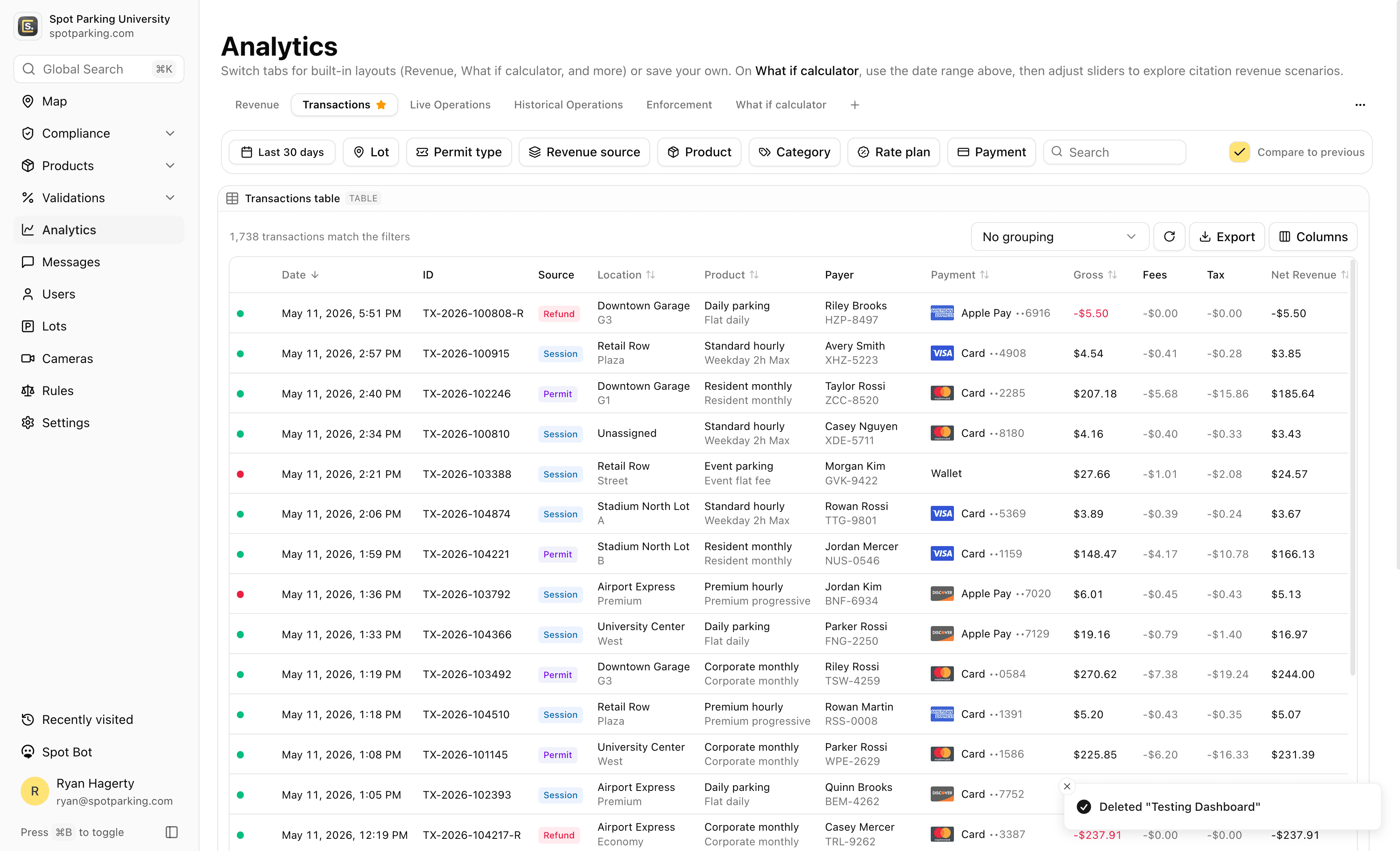 Admin Portal Map Browser