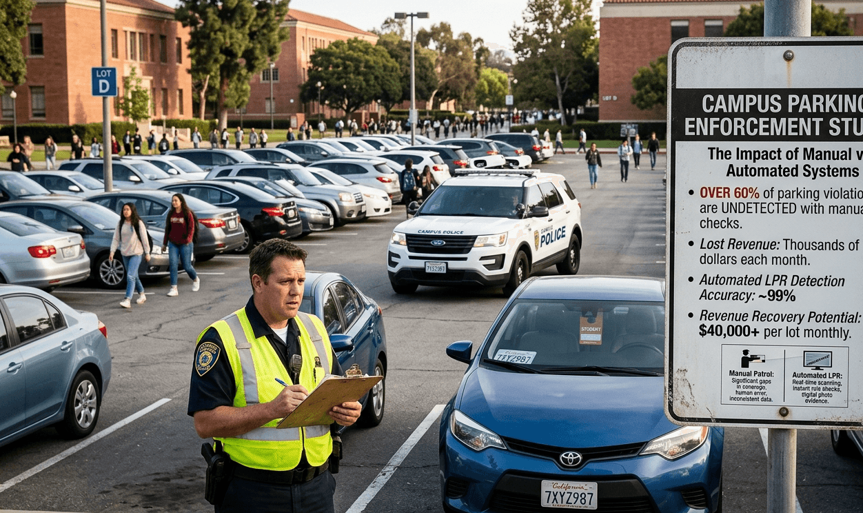 Why 60% of Campus Parking Violations Go Undetected And How Automated Parking Enforcement Fixes It